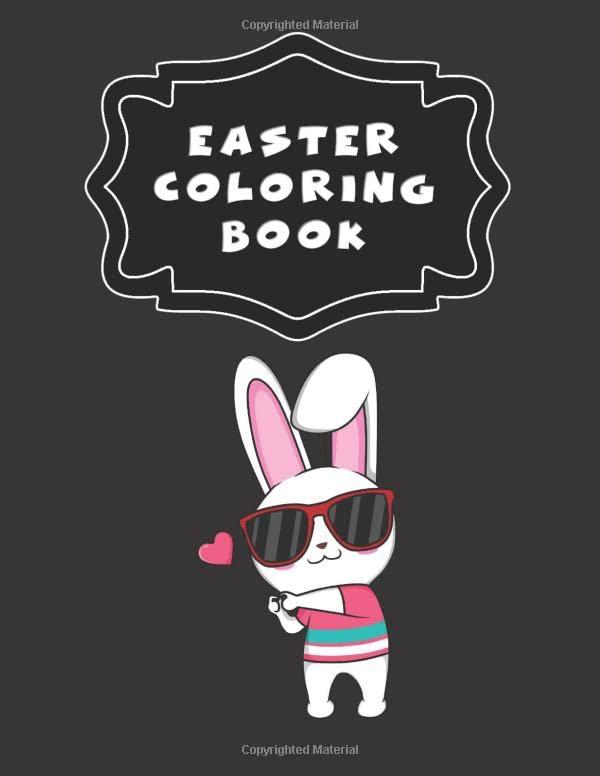 Easter Coloring Book: 101 Stress Relieving Designs for Children, Boys and Girls (Celebrate Nature and Easter) Tiptoi & Games