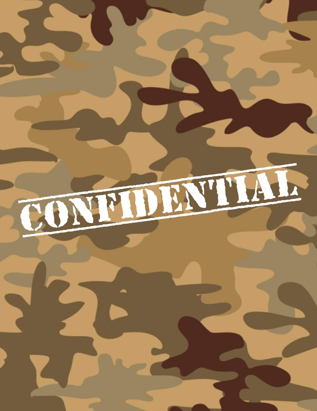 Confidential: Camo Military Lined Composition Spy Notebook - Camouflage Classified Spy Journal - Blank Note Pad - Christmas, Easter, Birthday Gift for Boys Girls Teenagers Women Men (Size 8.5x11) Reading Aloud & Learning to Read