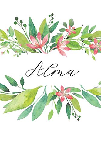 Alma: Cuaderno personalizado para mujeres (Diario con nombre, Regalo personalizado) Lifestyle