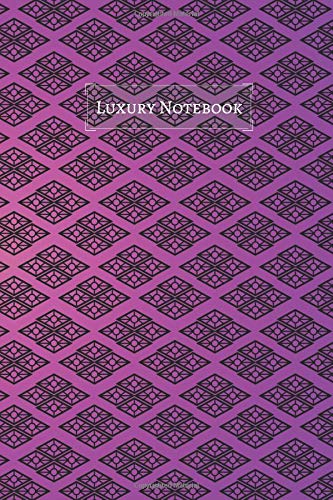 Luxury Notebook: Blank Notebook & Journal (100 Numbered Pages, 6 x 9 inches, Matte, Colorful Cover) High Quality || Luxury Notebooks Learning & Reference