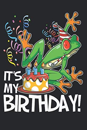 It's My Birthday!: Frog Journal Notebook Diary: 120 Lined, Wide Rule Pages book
