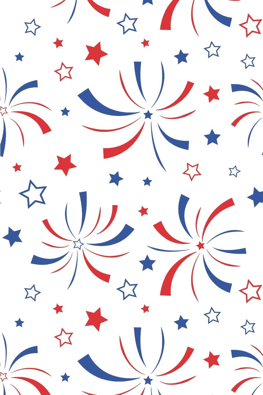 Patriotic Pattern | United States Of America 170: Blank Lined Notebook for Patriots and Locals Books