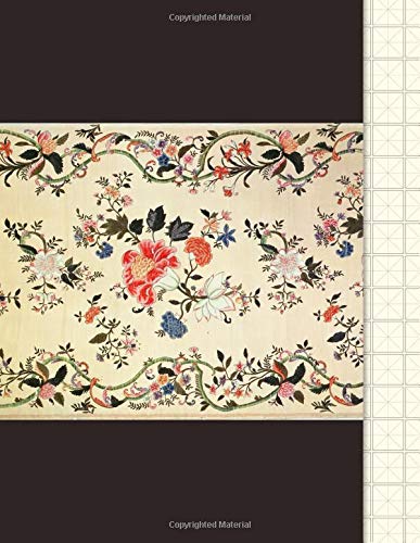 Mi Zi Ge notebook: An exercise workbook: Squared paper for Chinese writing practice: 165 squares per page: Vintage Chinese art cover design: Volume 23 Study Guides