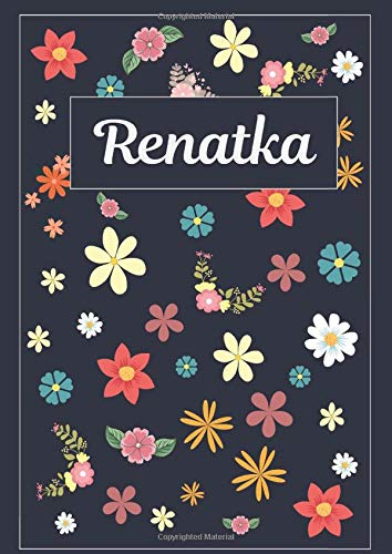 Renatka: Taccuino | Diario | Sketchbook | 120 pagine | A4 | Bianco | Idee regalo book