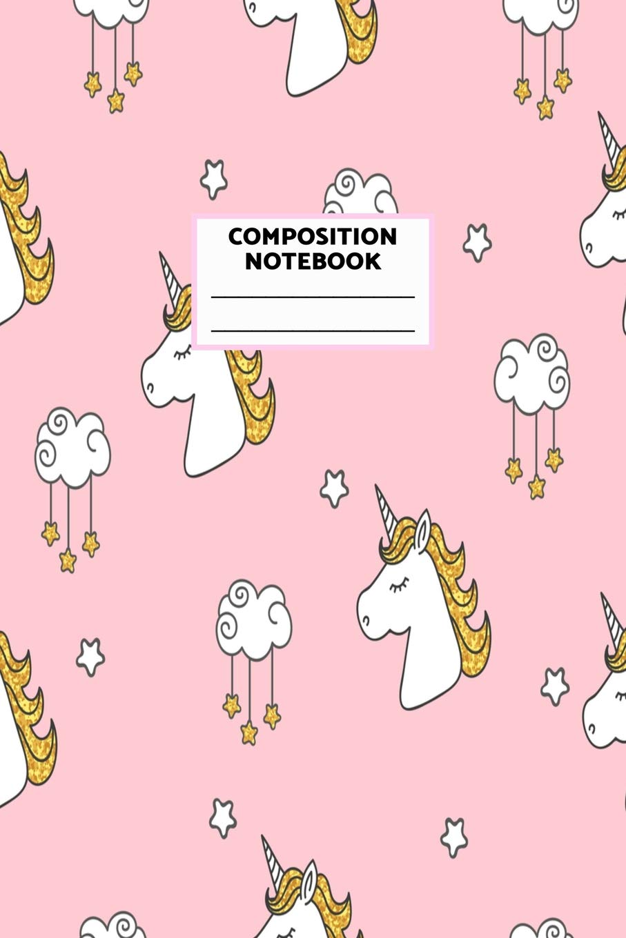 Composition Notebook: Unicorn Journal for Girls, Teen and Women Cute Matte Cover Design with Blank Lined Interior College Ruled (Great as Party Favors, Gifts, Diary, Journal, School Notebook) Books