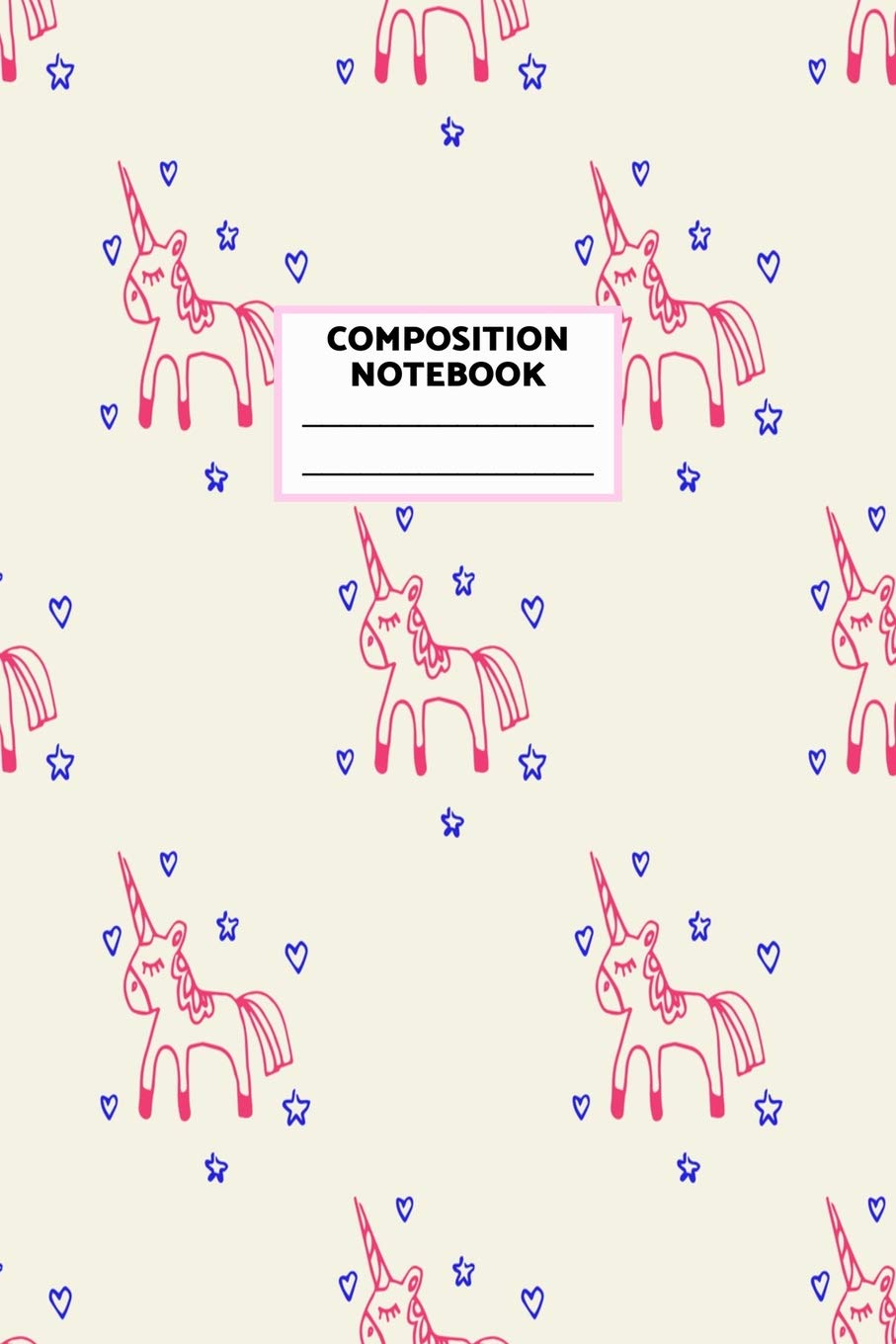 Composition Notebook: Unicorn Journal for Girls, Teen and Women Cute Matte Cover Design with Blank Lined Interior College Ruled (Great as Party Favors, Gifts, Diary, Journal, School Notebook) Books