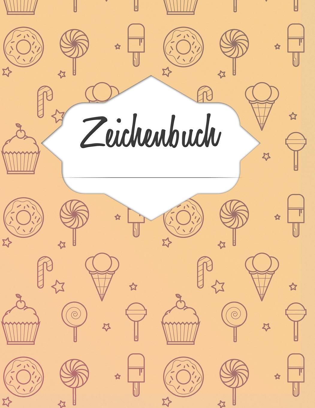 Zeichenbuch: DIN A4, 130 Seiten, leere Seiten zum Selbstgestalten, Vintage, Softcover, zum Zeichnen für unterwegs und Zuhause Hobbies & Crafts