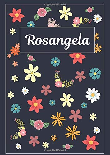 Rosangela: Taccuino | Diario | Sketchbook | 120 pagine | A4 | Bianco | Idee regalo Hobbies & Crafts