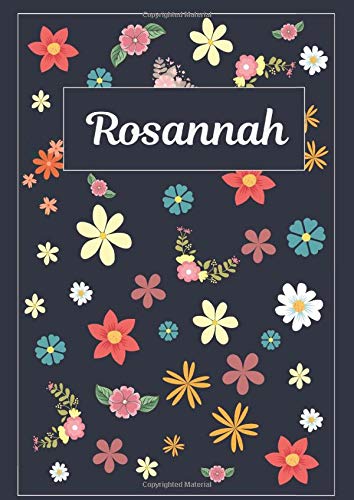 Rosannah: Taccuino | Diario | Sketchbook | 120 pagine | A4 | Bianco | Idee regalo Hobbies & Crafts