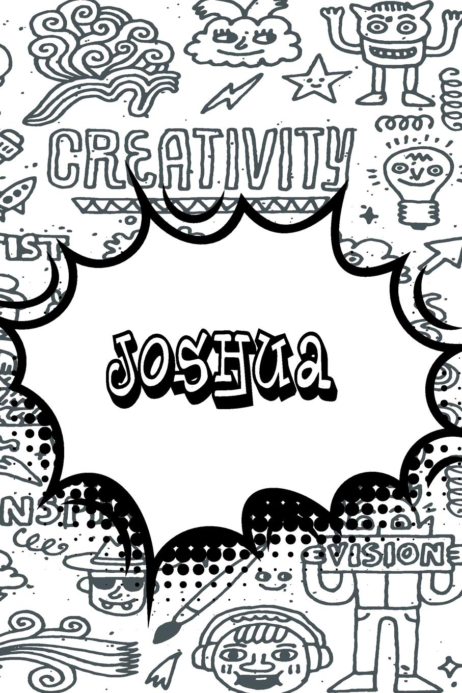 Joshua: Jiu-Jitsu Training log book Doodle Journal Notebook 120 pages 6"x9" Essays & Short Stories