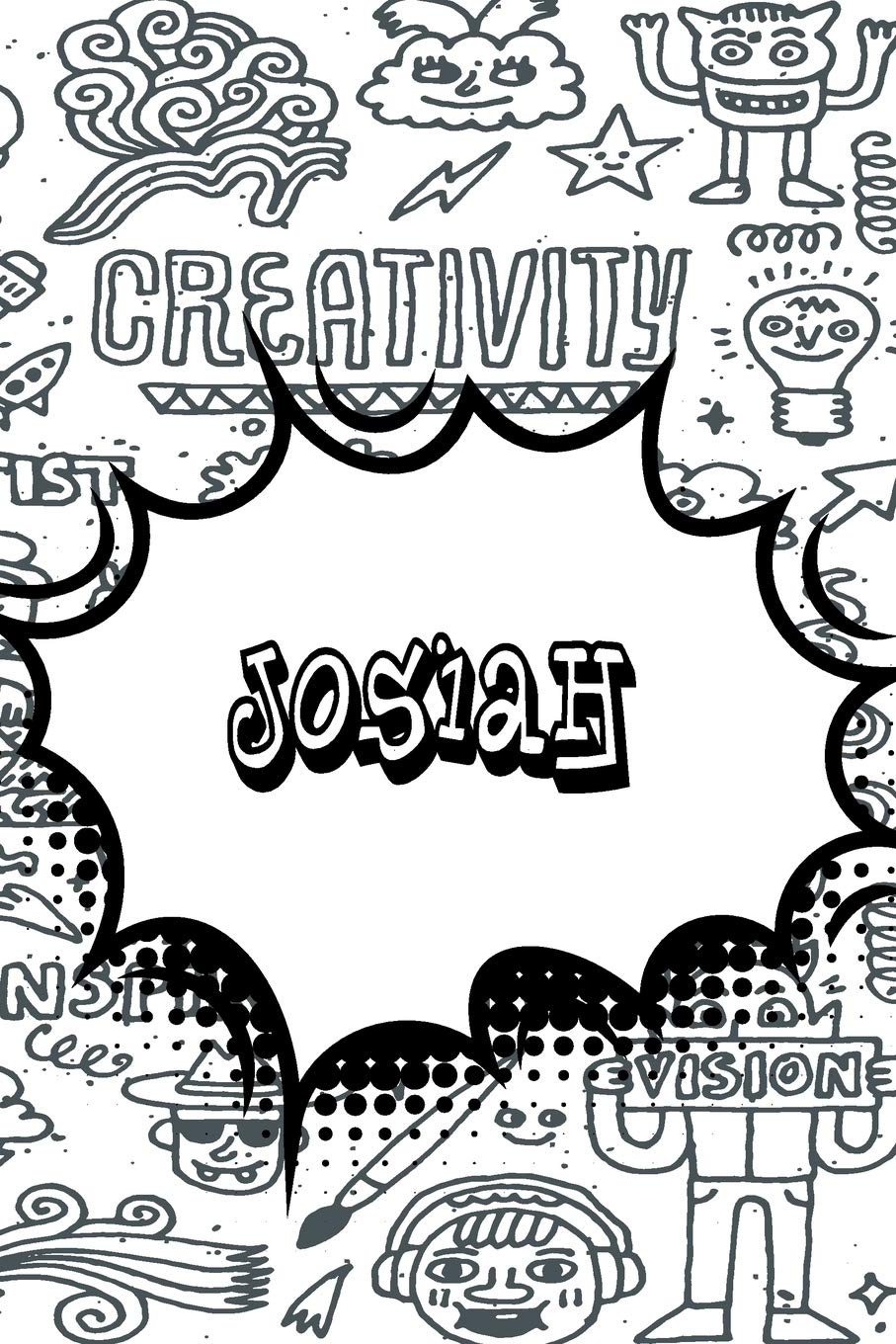 Josiah: Jiu-Jitsu Training log book Doodle Journal Notebook 120 pages 6"x9" Essays & Short Stories