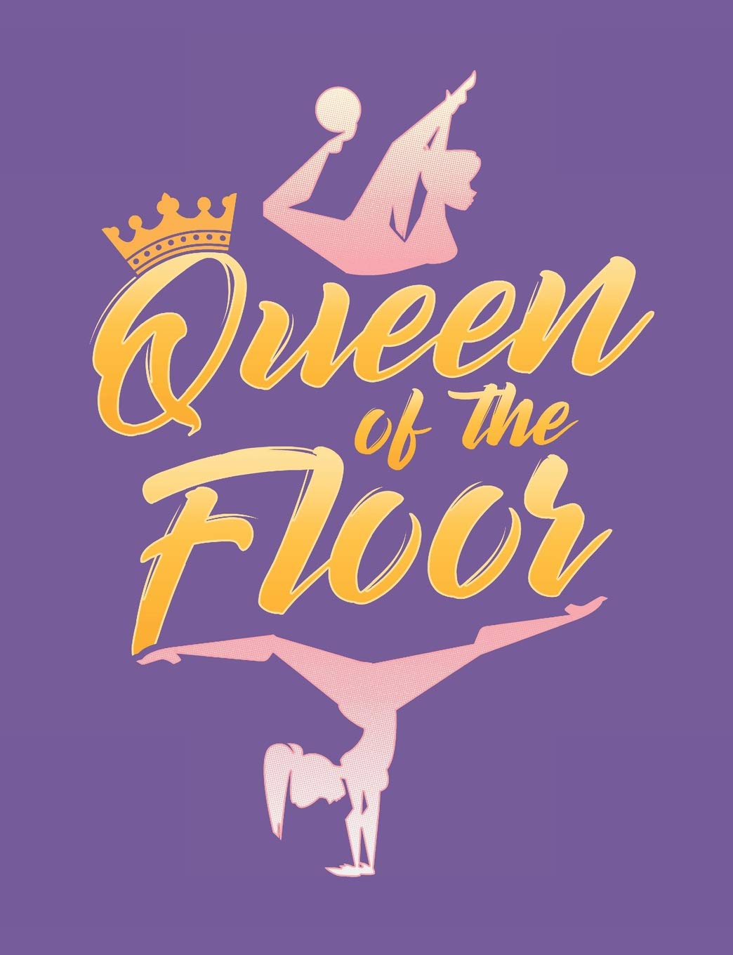 Queen Of The Floor: Gymnastics Composition Book, Blank Paperback Notebook For Gymnast To Write In, 150 Pages, college ruled Leisure & Fun