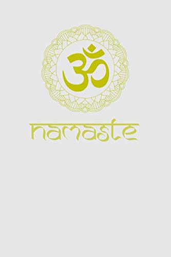 OM Symbol - Namaste Notizbuch liniert: mit Seitenzahl & Inhaltsverzeichnis | ca. A5 | + 120 Seiten LINIERT | Cover matt | cremefarbenes Papier | Softcover | Religion & Esotericism