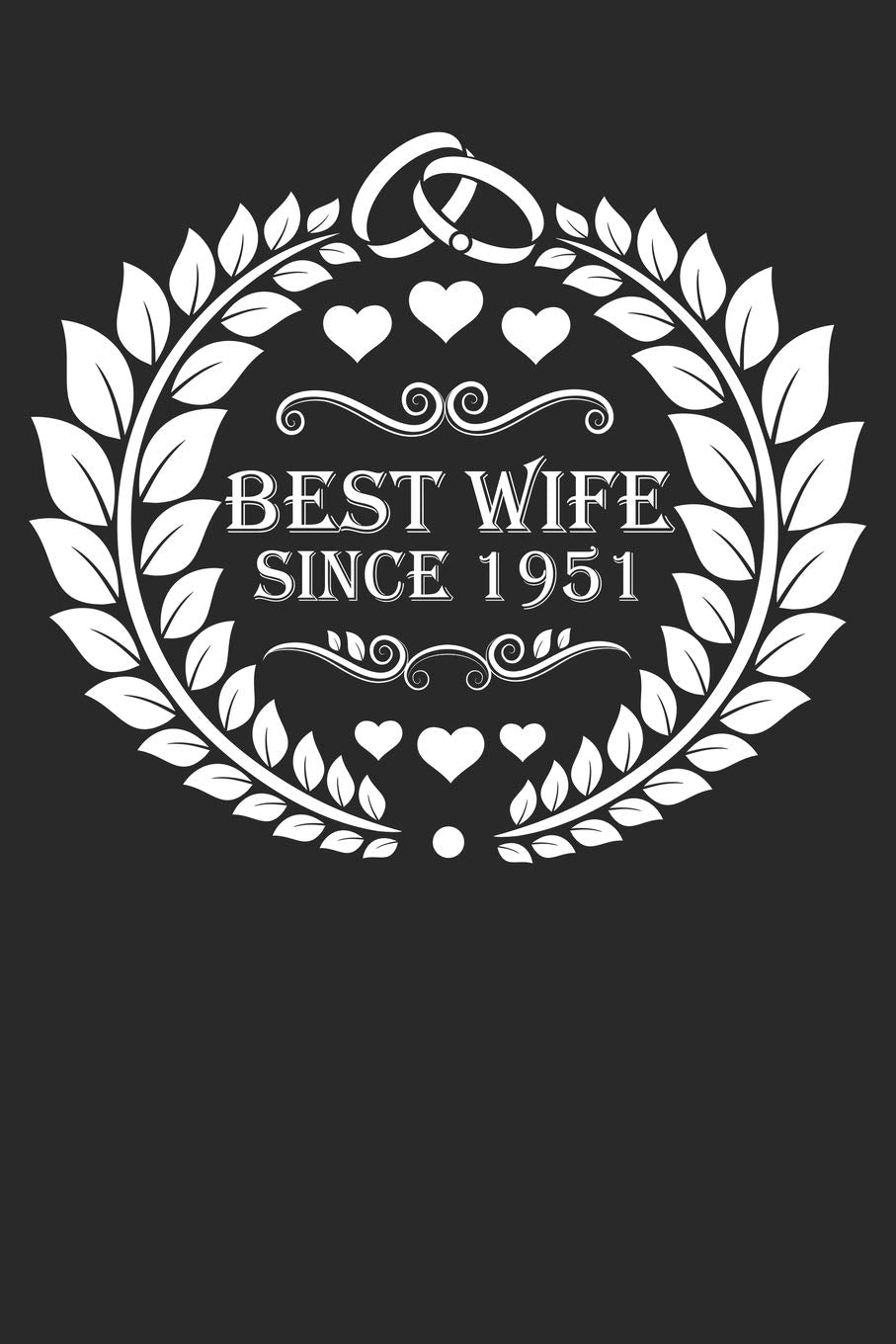 Best Wife Since 1951: Wife Gift Notebook, Wedding Anniversary Gift, Softcover (6x9 inches) with 120 Pages Partnership & Love