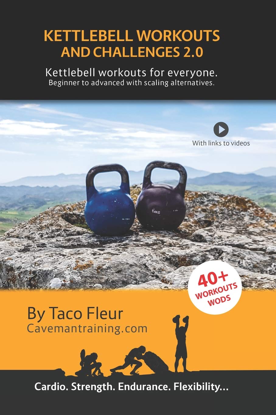 Kettlebell Workouts and Challenges 2.0: Kettlebell workouts for everyone. Beginners to advanced with scaling alternatives. Health, Nutrition & Fitness