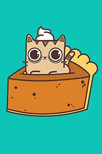 Fudo Cats: Pumpkin Pie Cat Journal Notebook Diary: 120 Lined, Wide Rule Pages Tiptoi & Games