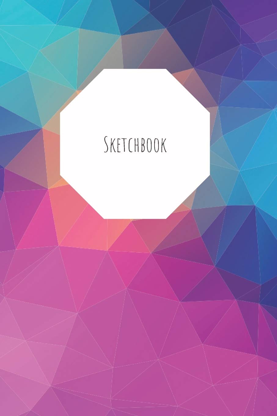 Sketchbook: A Retro Themed Geometric Personalized Artist Sketch Book Notebook and Blank Paper for Drawing, Painting Creative Doodling or Sketching Photography