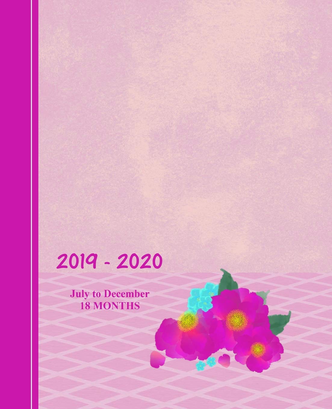 Water Color Flowers: Diary Weekly Spreads July to December (Academic Planners 2019 - 2020, Band 1) Essays & Short Stories