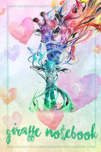 Giraffe Notebook: 6x9 Giraffe Journal for Girls with 120 pages. Great gift for Giraffe lovers to jot down their thoughts and dreams! Mathematics
