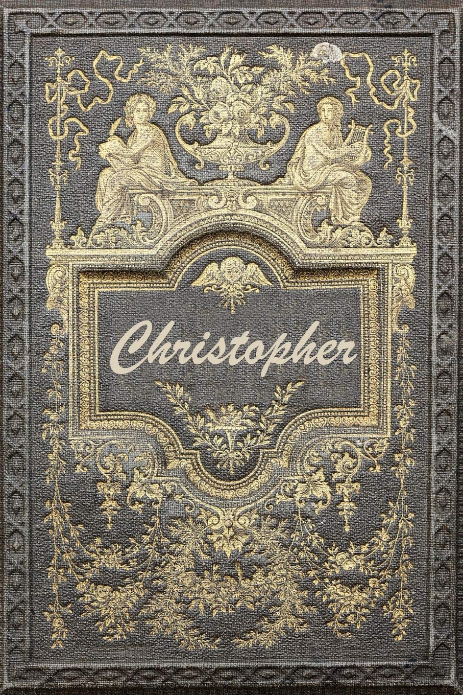 Christopher: Classic Style Comprehensive Garden Notebook with Garden Record Diary, Garden Plan Worksheet, Monthly or Seasonal Planting Planner, Expenses, Chore List, Highlights Simulated Leather Garden & Plants