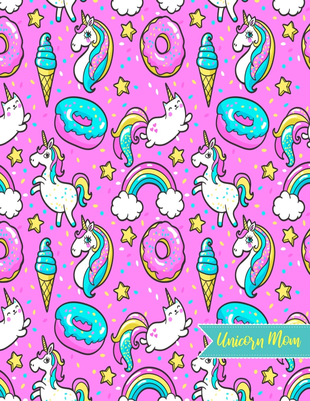 Unicorn Mom: Blank Draw and Write Journal, NotePad, Sketch Book, Diary and Illustration Notebook - Perfect Gift for Mother's Day, Birthday, Christmas ... 8.5" X 11" Matte Cover 110 Pages White Paper) Books