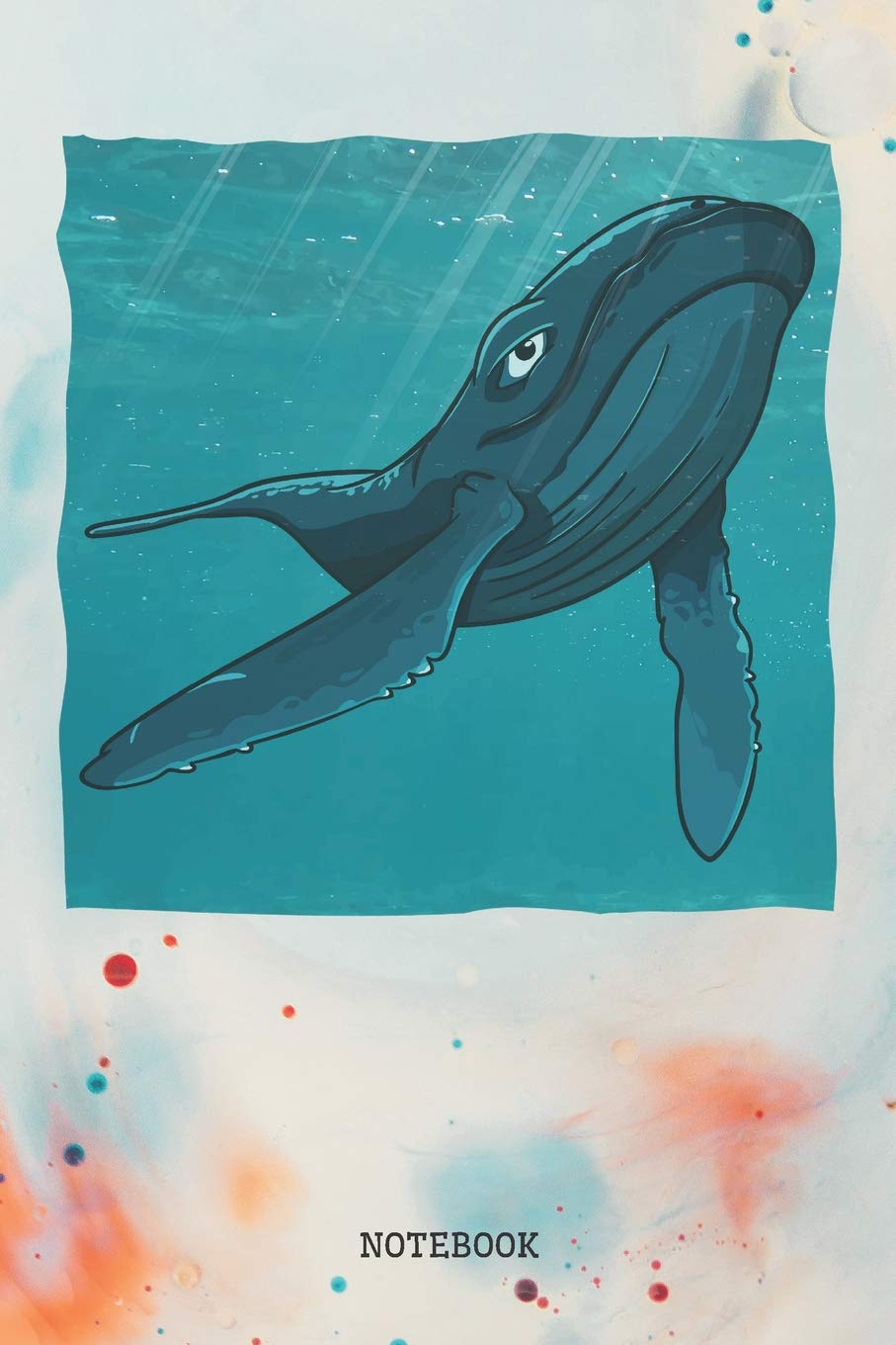 Notebook: Funny Ocean Whale Spirit Totem Planner / Organizer / Lined Notebook (6" x 9") Essays & Short Stories