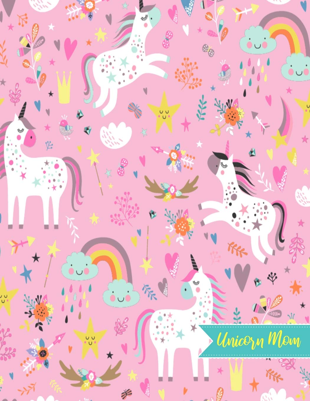 Unicorn Mom: Blank Draw and Write Journal, NotePad, Sketch Book, Diary and Illustration Notebook - Perfect Gift for Mother's Day, Birthday, Christmas ... 8.5" X 11" Matte Cover 110 Pages White Paper) Books