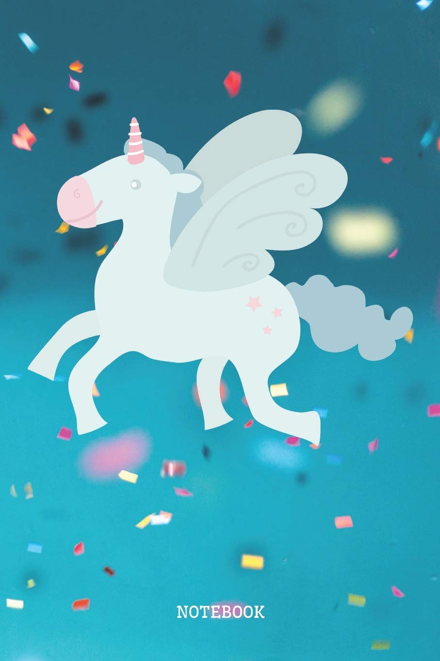 Notebook: Funny Baby Pony Unicorn Planner / Organizer / Lined Notebook (6" x 9") Fairy Tales & Legends