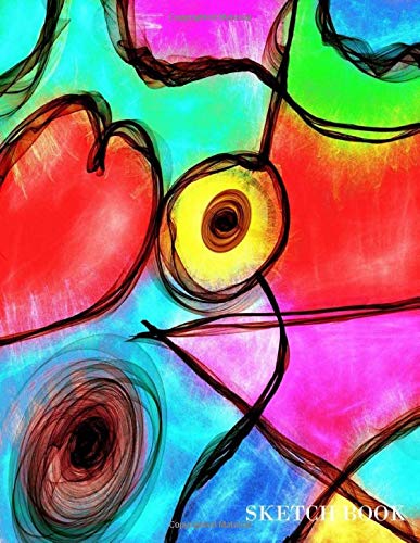 Sketch Book: Sketch Book For Artists: Drawing, Writing, Sketches, Doodling: Sketch Pad (Abstract Ink Cover) Arts & Music