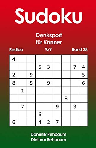 Redido Sudoku für Könner | Denksport | 9x9 | Band 38 Leisure & Fun
