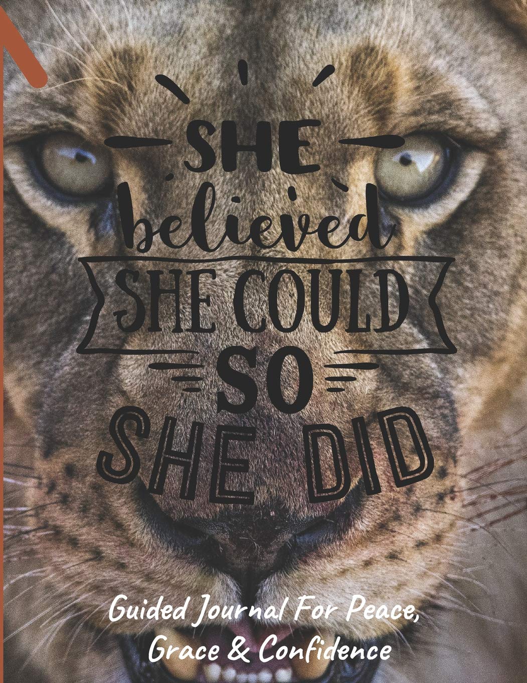 She Believed She Could So She Did Guided Journal For Peace, Grace & Confidence: Self Awareness, Personal Growth And Improvement Notebook For Ferocious Women Lion(CQS.0218) Lifestyle