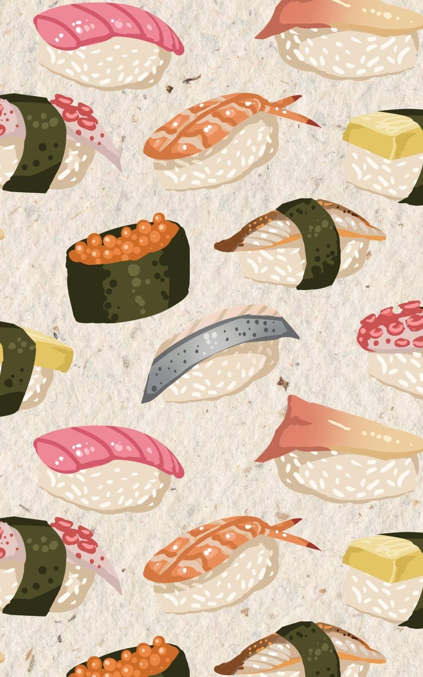 Sushi Notebook: Sushi Themed College Ruled Composition Notebooks, 120 Blank Lined Pages, 5" x 8", Perfect Lined Paper Writing Journal for School ... College Ruled Composition Notebooks) Foreign Languages ​​& Dictionaries