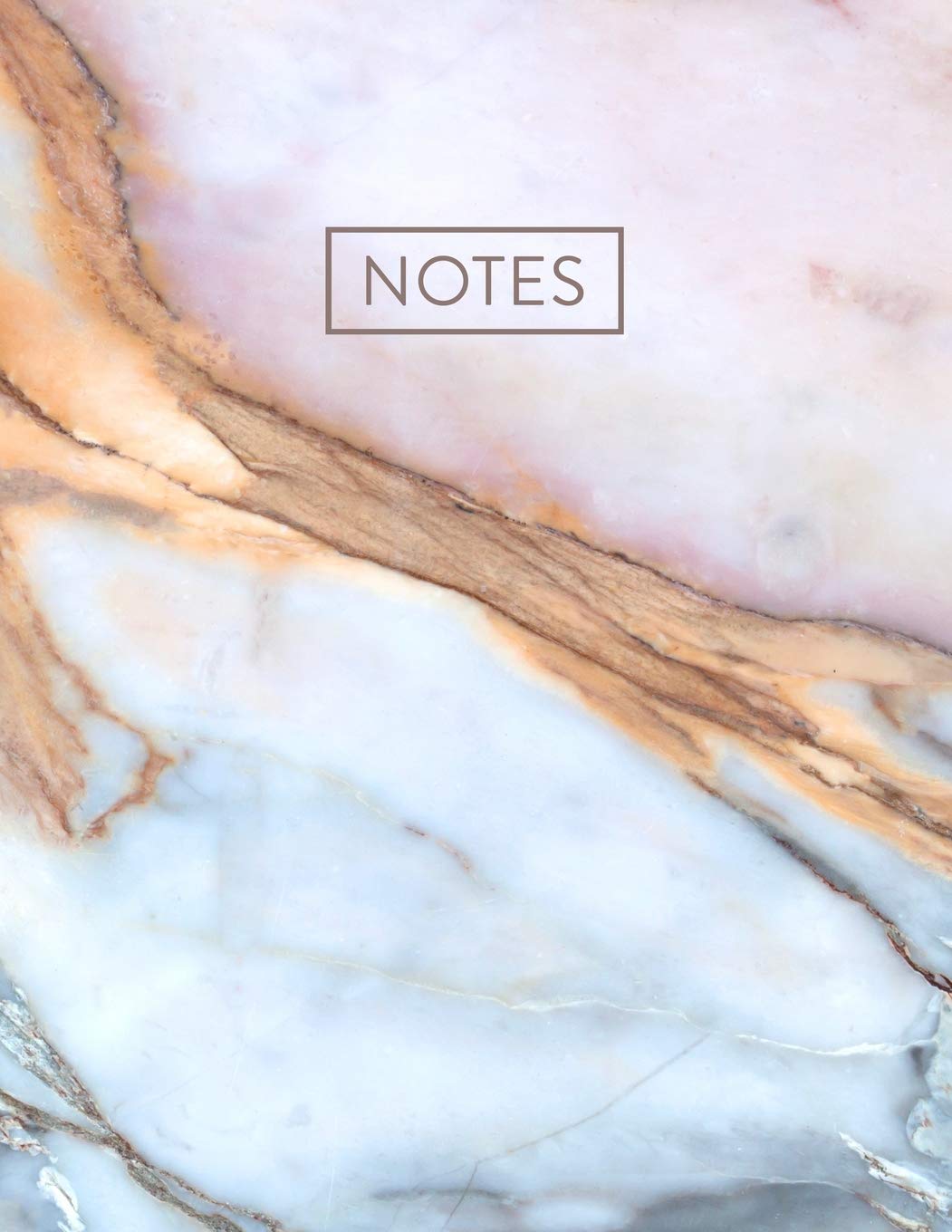 NOTES: Pink & Blue Marble Single Subject Notebook (College Ruled) Media & Communication