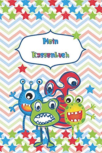 Mein Kassenbuch: einfaches Kassenbuch für Kinder - Einnahmen Ausgaben Übersicht - Erlerne den Umgang mit Geld - bunte Monster - Geschenkbuch – 120 Seiten - ca. DIN A5 Novels & Short Stories