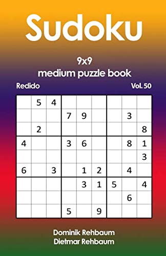 Redido Sudoku medium puzzle book | 9x9 | Vol. 50 Leisure & Fun