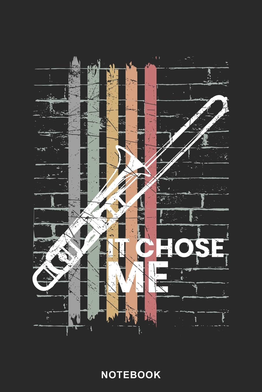 Trombone Instrument Art Graphic Notebook: Trombone Graphic Art Instrument Blank Line String Notebook / Journal Gift (6 x 9 - 110 blank pages) book
