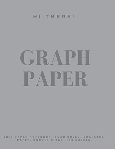 Graph Paper: Grid Paper Notebook, Quad Ruled, Graphing Paper, Double-sided, 100 Sheets volume 8 Learning & Reference