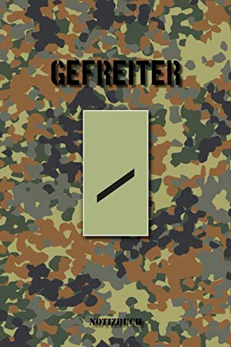 Gefreiter: Kariertes Notizbuch / Tagebuch kariert | 15,24 x 22,86 cm (ca. DIN A5) | 120 Seiten Learning & Reference