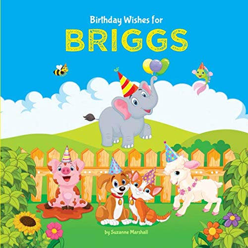Birthday Wishes for Briggs: Personalized Book and Birthday Book with Birthday Wishes for Kids (Birthday Books, Personalized Books, Personalized Gifts, Birthday Wishes, Band 1) Non-fiction