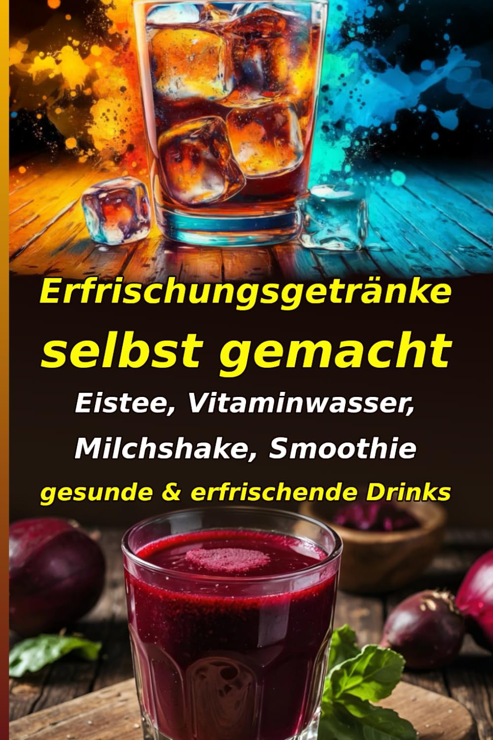 Erfrischungsgetränke selbst gemacht: je 20 Eistee, 20 Vitamin Wasser, 20 Milchshake und 20 Smoothie Rezepte, für Karaffe, Krug, Trinkflasche Mixer und Co. Leisure, Home & Garden