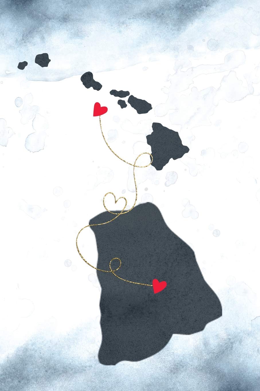 Hawaii & Rhode Island: Long Distance Out of State Notebook - Blank Lines (Together Forever Never Apart US States Journals, Band 473) Books