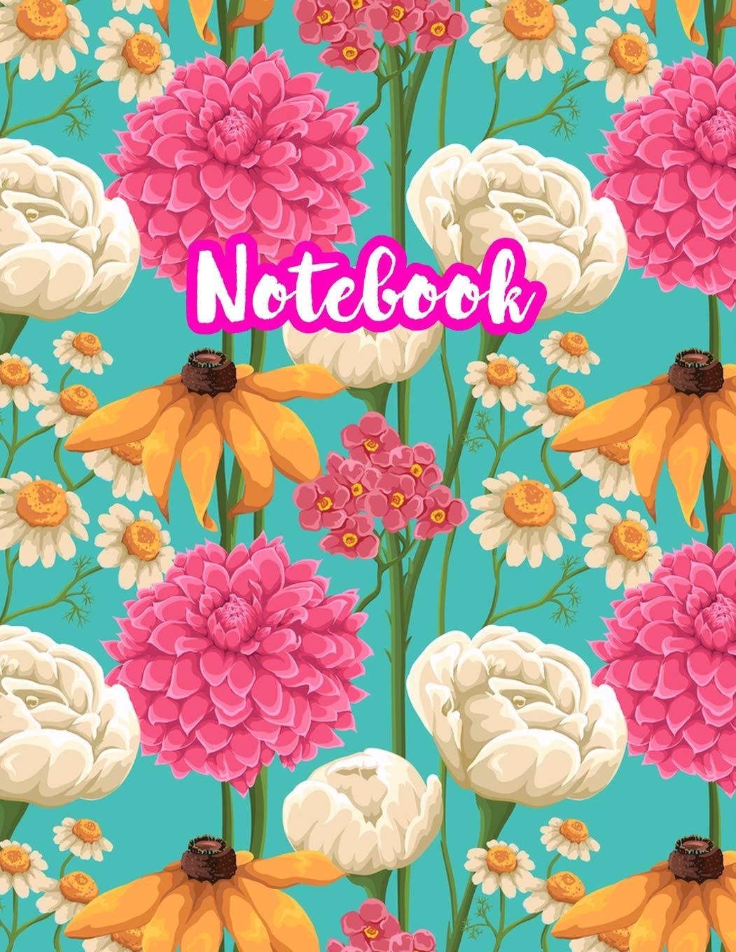 Notebook: Cute Blank Lined Journal Large 8.5 x 11 Matte Cover Design with Ruled White Paper Interior (Perfect for School Notes, Girls and Boys Diary, ... Subject, Office Use) - Product Code F2 407 Books
