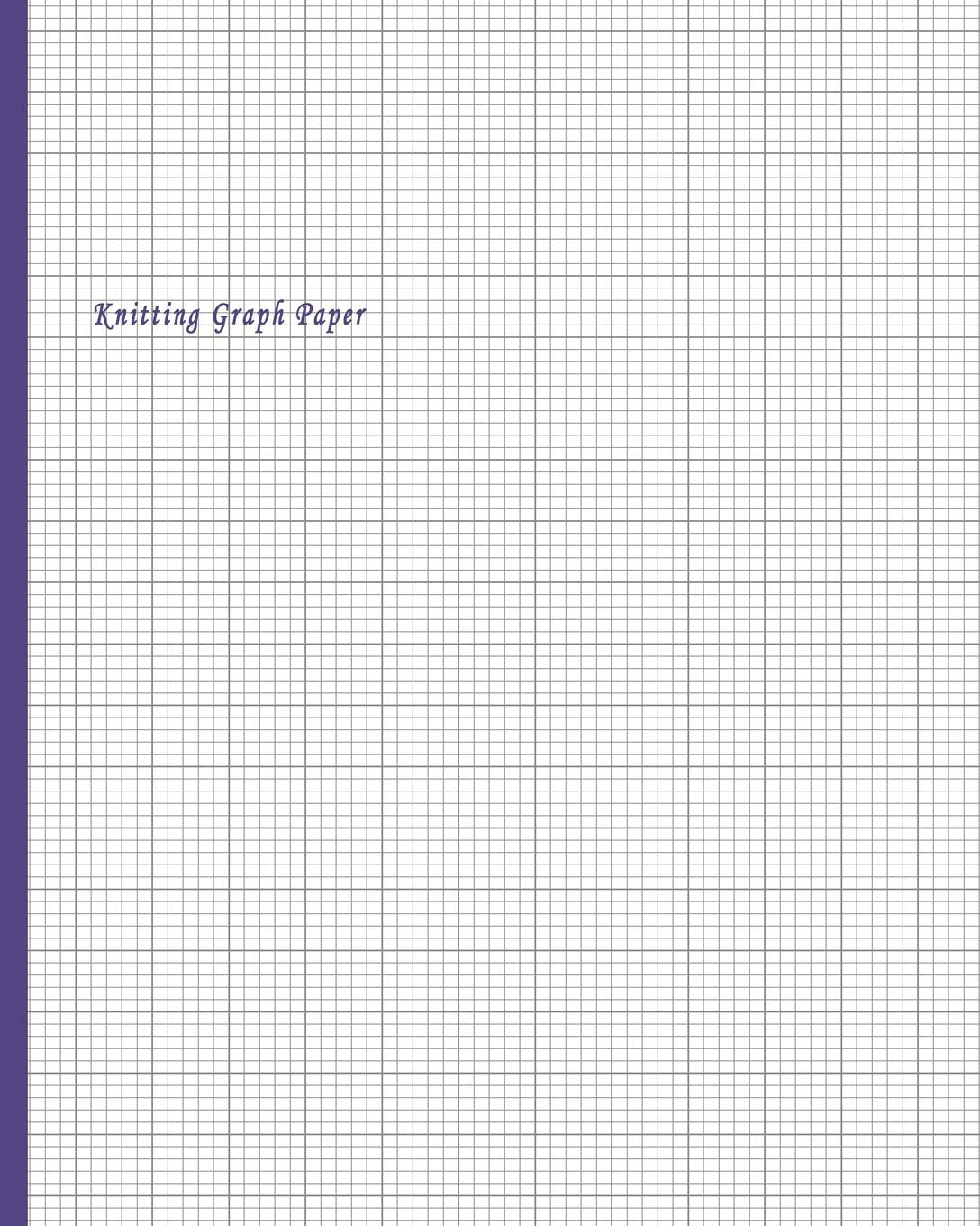 Knitting Graph Paper: 4:5 Ratio Design Blank Knitter's Journal on Your Design Knitting Charts for Creative New Patterns Composition Notebook Film, Art & Culture