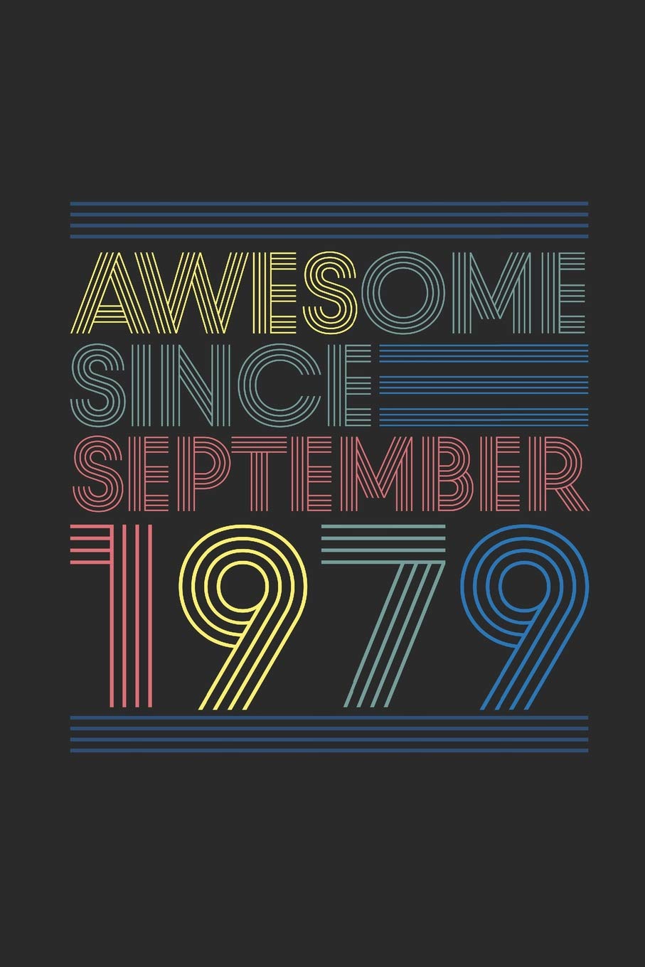 Awesome Since September 1979: Dotted Bullet Grid Notebook – Journal for September Birthday Gift Idea Essays & Short Stories