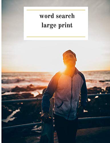 word search large print: This book is crossword puzzle books for adults big print tolarge print word search Contemporary literature Books