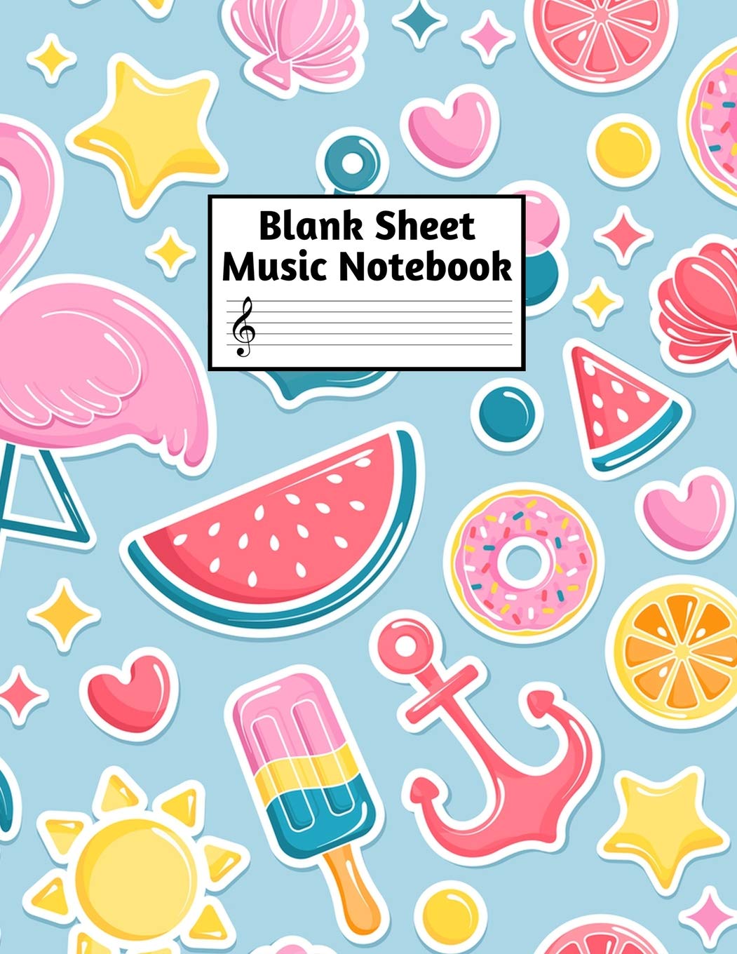 Blank Sheet Music Notebook: Easy Blank Staff Manuscript Book Large 8.5 X 11 Inches Musician Paper Wide 12 Staves Per Page for Piano, Flute, Violin, ... other Musical Instruments - Code : A4 1356 Books