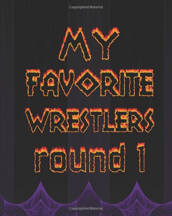 My Favorite Wrestlers Round 1: Large Pages Sketchbook for Kids Who Love Wrestling (Wrestlers Sketchbooks, Band 1) Leisure & Fun