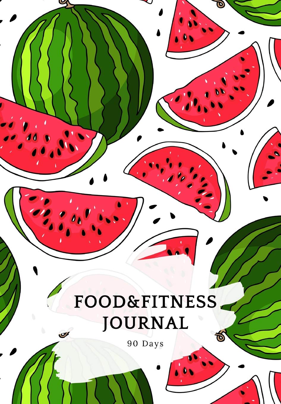 Food & Fitness Journal: 90 days Exercise Journal, Food Tracker, Fitness Tracker, Diary book
