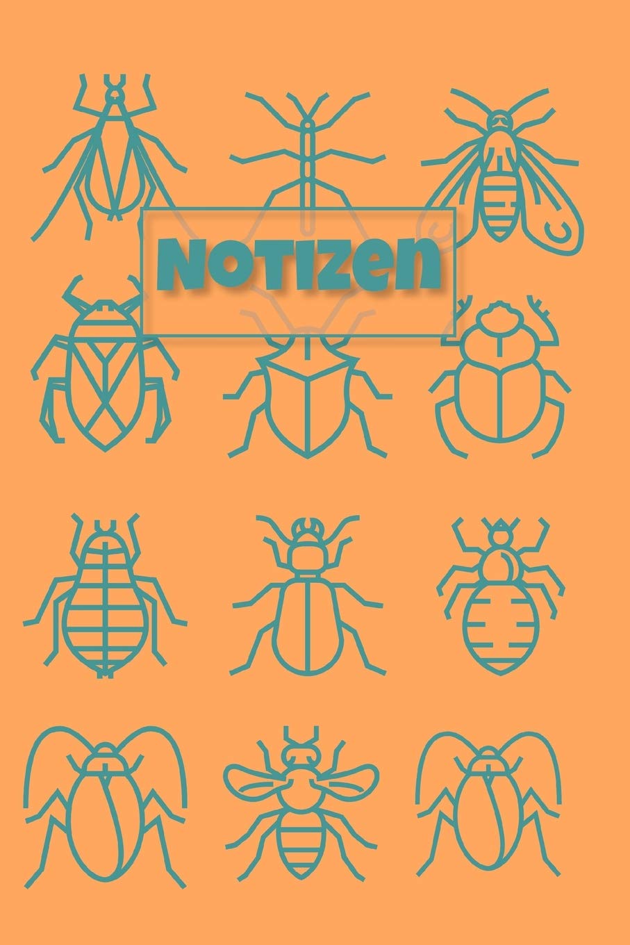 Notizen: Notizbuch für Insekten Freunde, Insektenkundler, Insektensammler und Insektenzüchter I kariert mit Inhaltsverzeichnis Mathematics