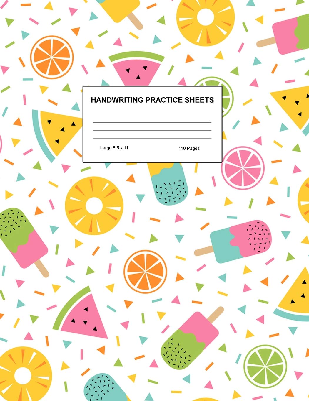 Handwriting Practice Sheets: Cute Blank Lined Paper Notebook for Writing Exercise and Cursive Worksheets - Perfect Workbook for Preschool, ... 3rd and 4th Grade Kids - Product Code A4 5219 Books